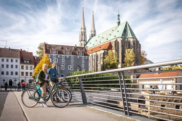 Radfahrer in Görlitz
