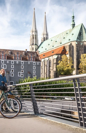 Radfahrer in Görlitz