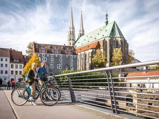 Radfahrer in Görlitz