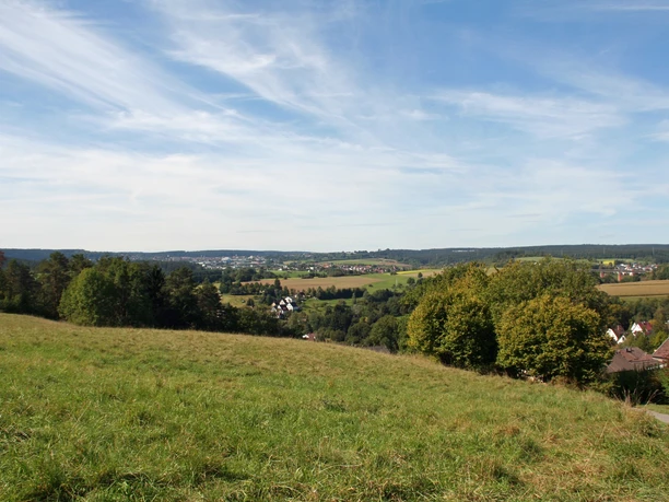 Blick von Aach nach Freudenstadt