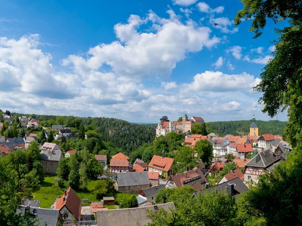 Blick auf Hohnstein