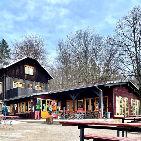 Gaststätte "Brandbaude" an der Brandaussicht