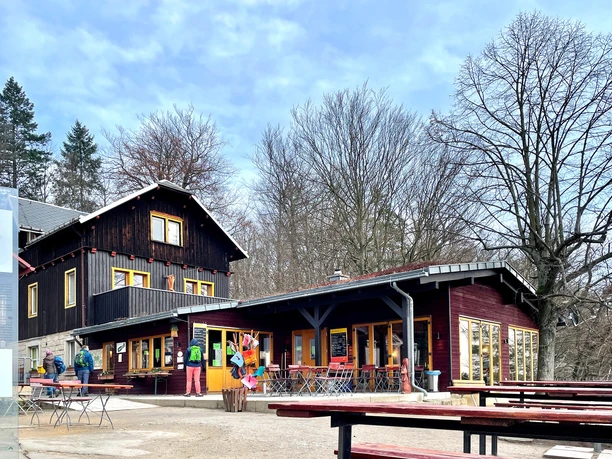 Gaststätte "Brandbaude" an der Brandaussicht