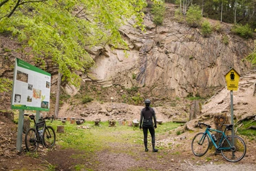 Geologisches Freilichtmuseum Porphyrfächer Mohorn-Grund