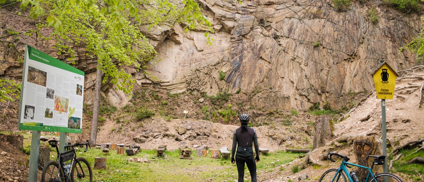 Geologisches Freilichtmuseum Porphyrfächer Mohorn-Grund