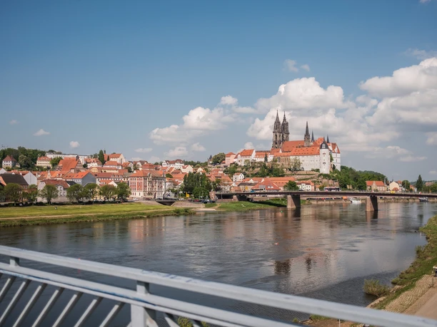 Blick auf die Meißner Altstadt