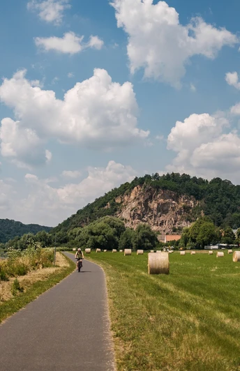 Blick auf die Boselspitze bei Sörnewitz