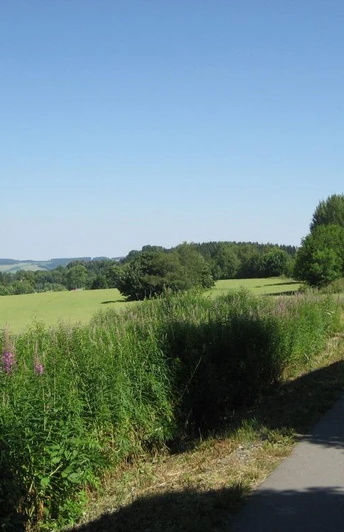 Richtung Annaberg, Blick zur Annenkirche