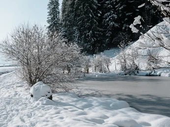Entfliehen Sie dem Alltag und tanken Sie Energie in der verschneiten Winterlandschaft