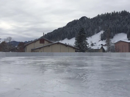 La patinoire naturelle de Marbach
