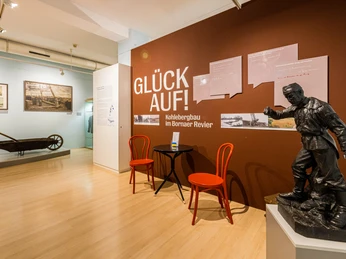 Museum der Stadt Borna mit Bergbaugeschichte Die Ausstellungen des Stadtmuseums Borna beschäftigen sich mit der Stadtgeschichte und dem Braunkohlenbergbau.