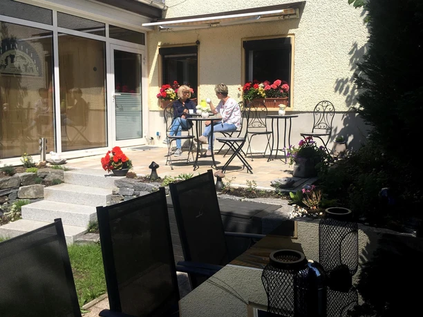 Pension Teuber Frühstücksterrasse