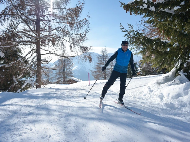 Langlauf auf der Riederalp in der Aletsch Arena