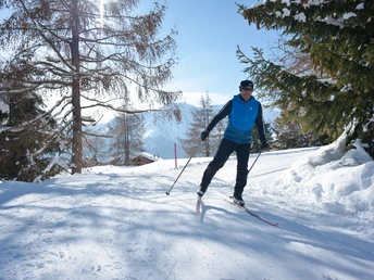 Langlauf auf der Riederalp in der Aletsch Arena