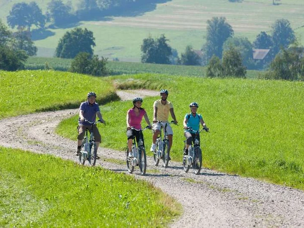 Unterwegs auf der Herzroute #99 auf der Etappe Zug - Willisau.