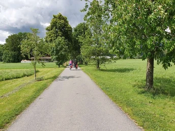 Unterwegs auf der Herzroute #99 auf der Etappe Rapperswil - Einsiedeln.
