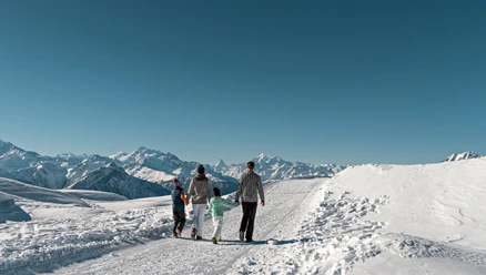 Winterwanderung Moosfluh - Bergrstaurant Chüestall - Riederalp