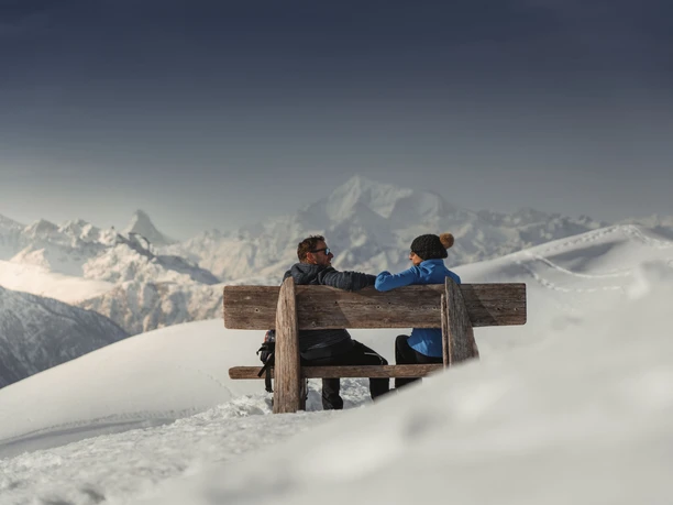 Winterwanderung (Herrenweg) Fiescheralp zur Riederalp