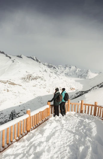 Winterwanderweg Moosfluh - Riederalp
