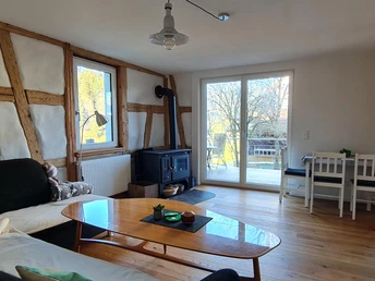 Wohnzimmer mit Schlafcouch