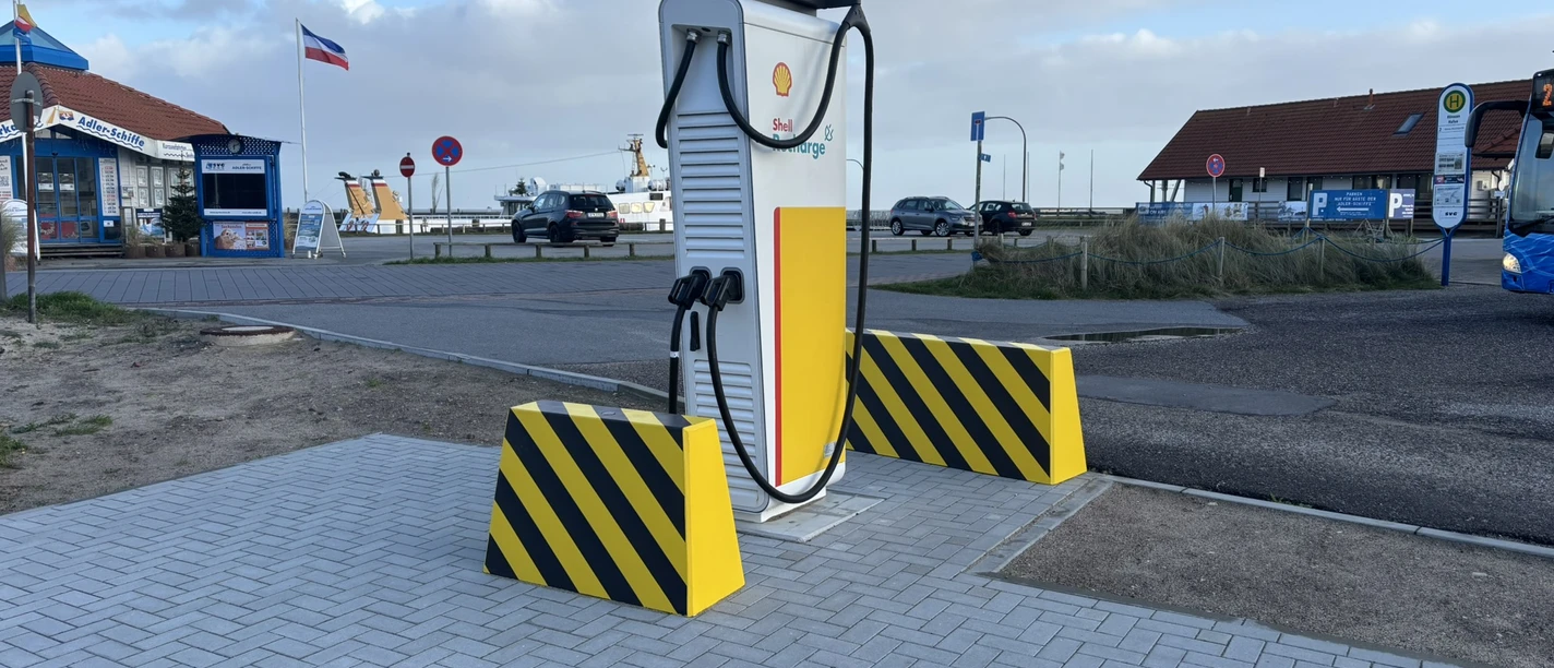 eTankstelle Shell Recharge in Hörnum