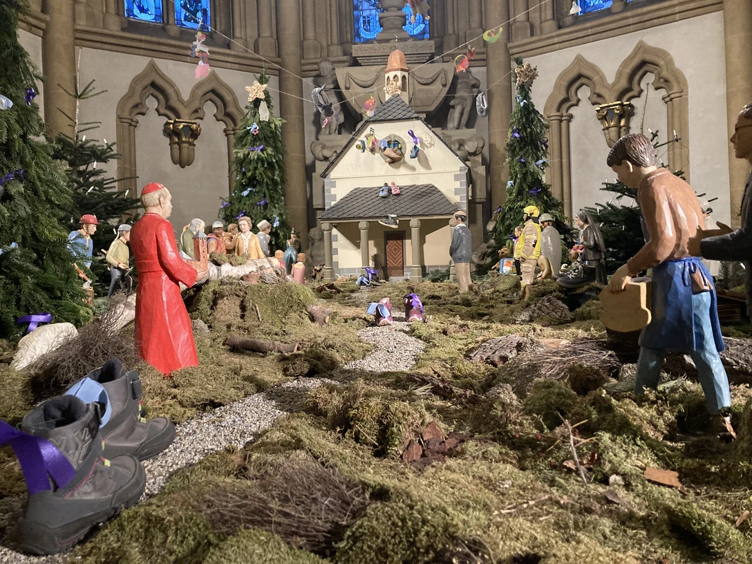Krippe im Paderborner Dom