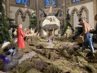 Krippe im Paderborner Dom Krippe im Paderborner Dom