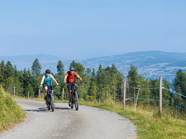 Begegnung am Berg Altendorf, Jahr 2023, Biker*innen