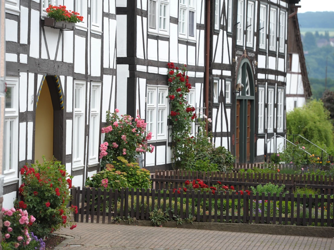 Godelheimer-Fachwerk-EnsembleZ.jpg Fachwerkensemble mit Vorgärten