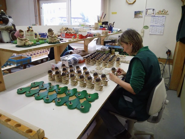 Blick in die Werkstatt von Holzkunst Kuhnert