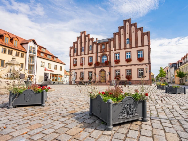 Rathaus am Marktplatz Mügeln