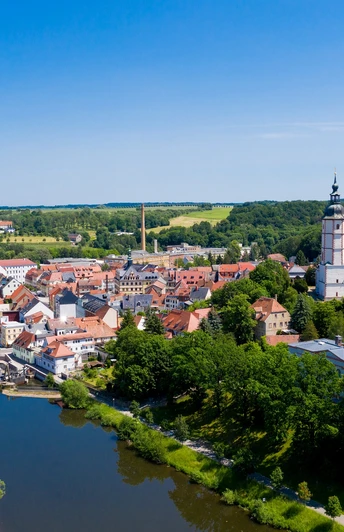 Luftbild Stadt Penig