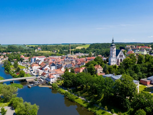 Luftbild Stadt Penig