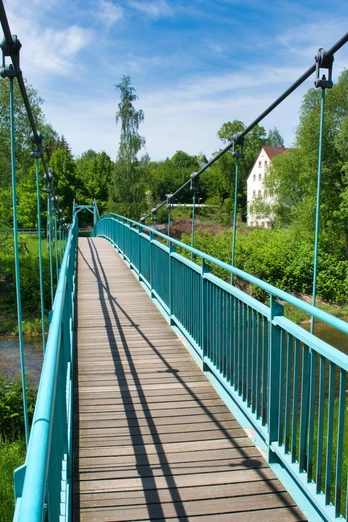 Hängebrücke Thierbach-Zinnberg