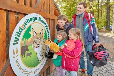 Familie am Wildgehege Moritzburg
