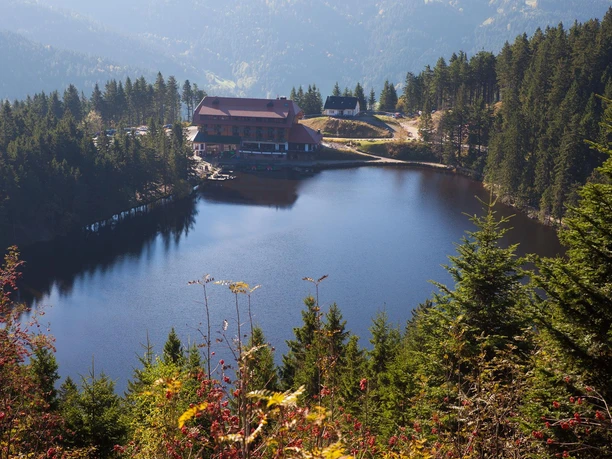 Der Mummelsee am Fuße der Hornisgrinde