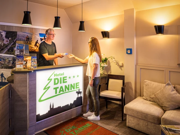 Hotel die Tanne in Goslar - Rezeption