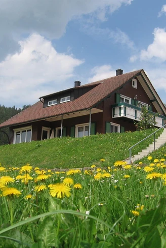 Hausansicht Ferienhaus Labbronnerhof