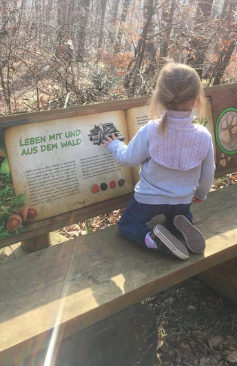 Bankrücken am Naturerlebnispfad