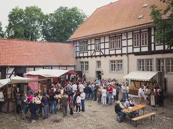 Mittelaltermarkt auf der Wasserburg Gebhardshagen 2016