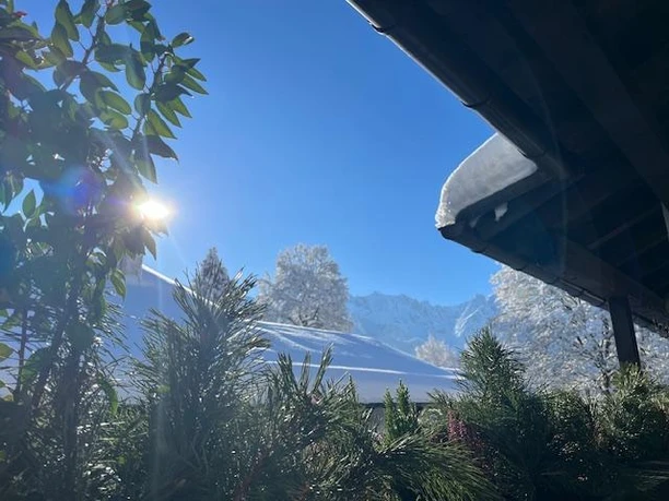 Balkonblick Winter