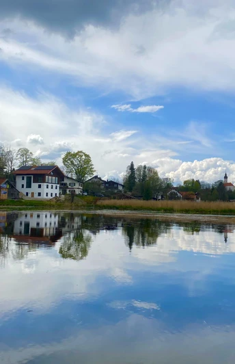 Seelodge mit Seeblick