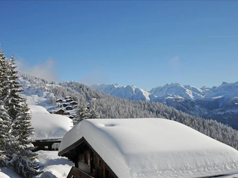Chalet Bärgfink - Ausblick Balkon