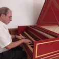 Reinhard Gräler am Cembalo