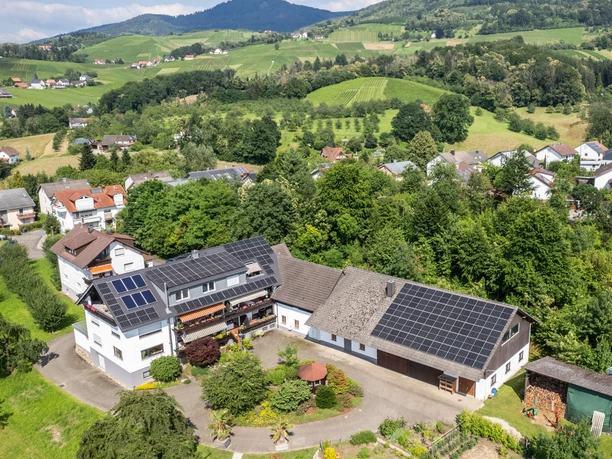 Luftansicht Haus
