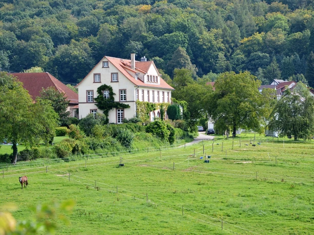 Das Herrenhaus des Winklerhofs am Fuße des Eichelbergs