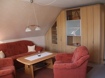 Wohnzimmer Ferienwohnung Dankers in Stade