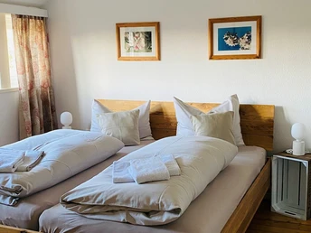 Schlafzimmer im Altländer Obsthof