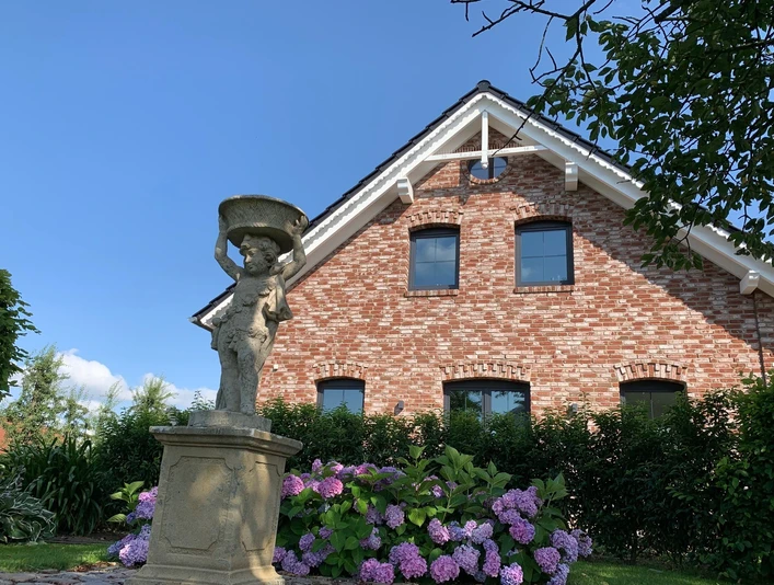 Außenansicht Ferienwohnung Este-Schwan in Jork-Königreich