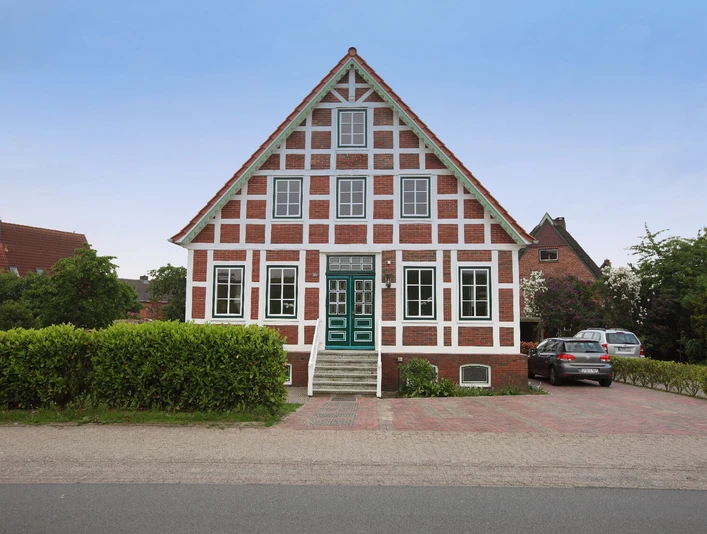 Außenansicht Kapitänshaus Altes Land